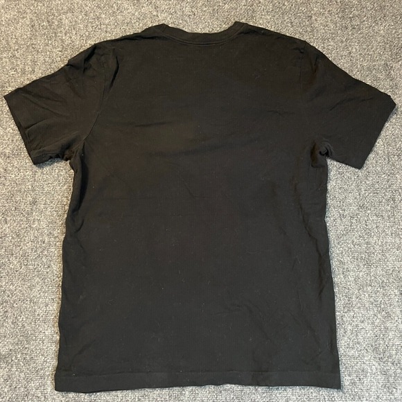 Nike Shirt Mens Large Black Short Sleeve Beast Multicolor Swoosh Logo EUC - Picture 4 of 8